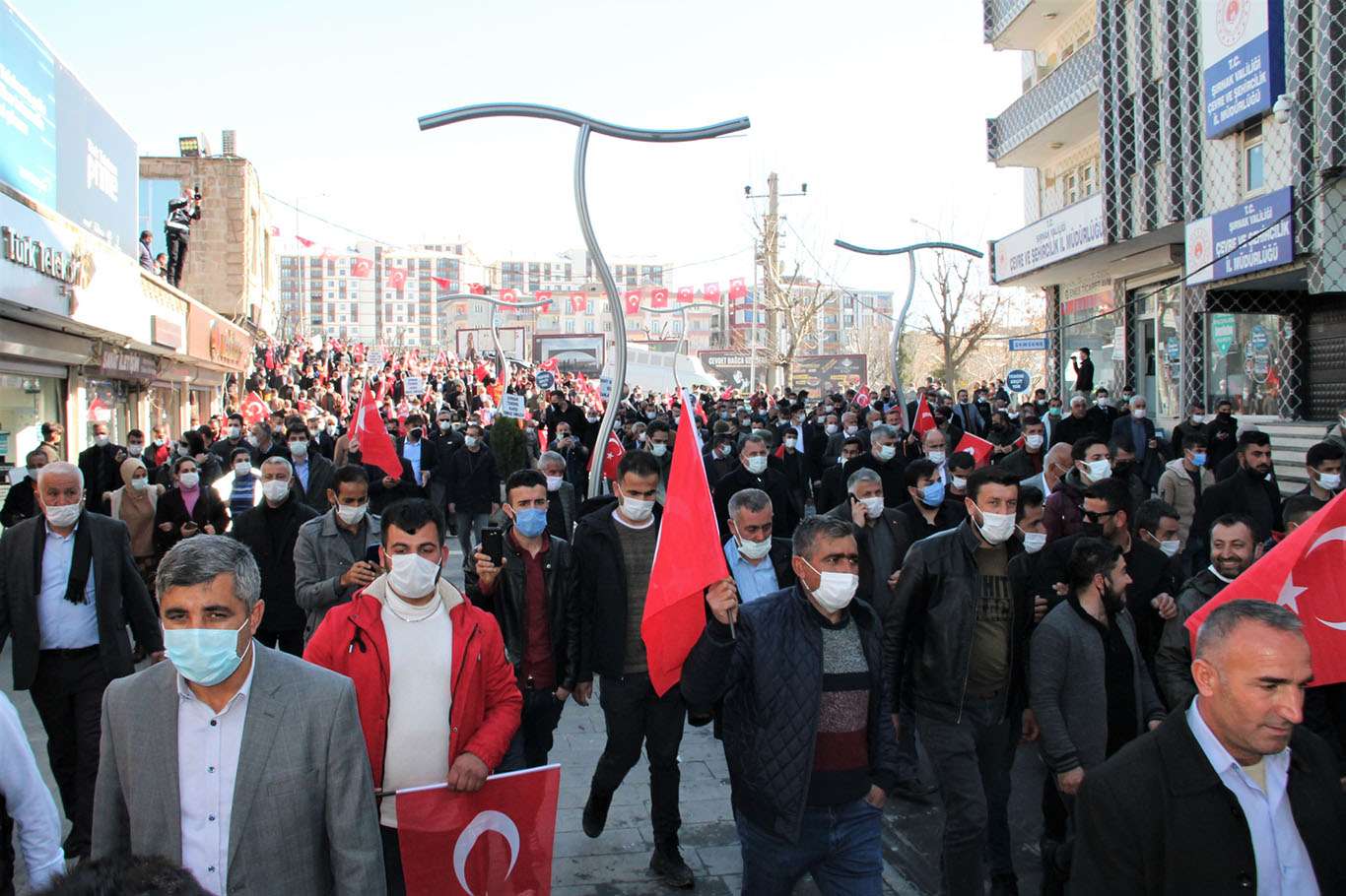 Gara katliamı Şırnak'ta protesto edildi Gara katliamı Şırnak'ta protesto edildi
